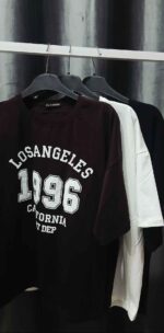 تیشرت باکسی دخترانه loss angelees - Image 3